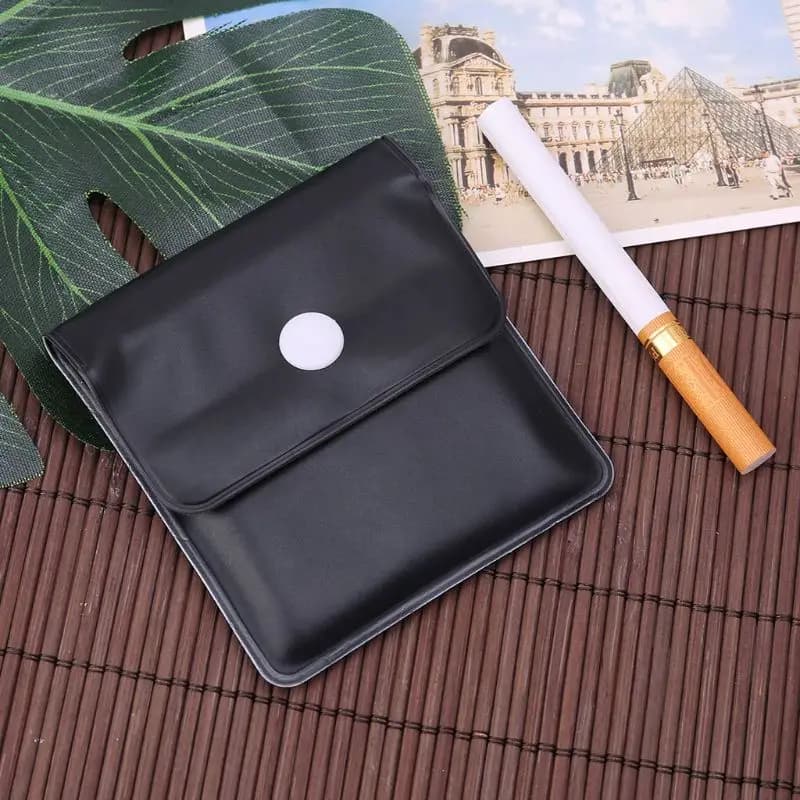 Cendrier poche Portable, rangement cigarettes, cigares, PVC ignifuge, pochette inodore, cadeaux plage