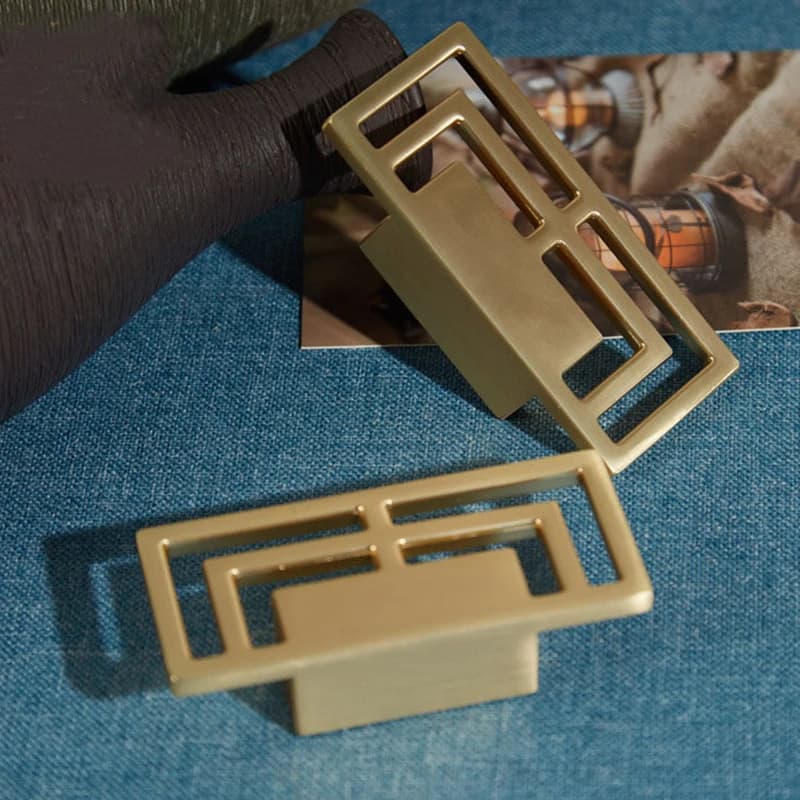 Poignée de porte de meuble Vintage en alliage de Zinc, nouveau modèle chinois