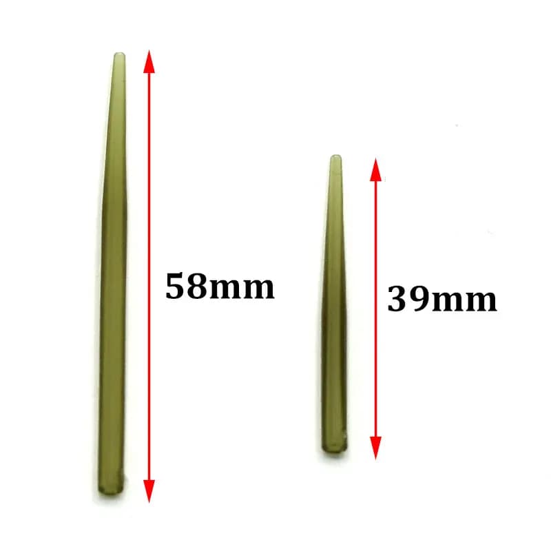 Manchon Anti-emmêlement pour la pêche à la carpe, 30 pièces, accessoires pour plate-forme d'hélicoptère, crochet de tube, manchon de connecteur pivotant pour la Protection de la ligne de pêche