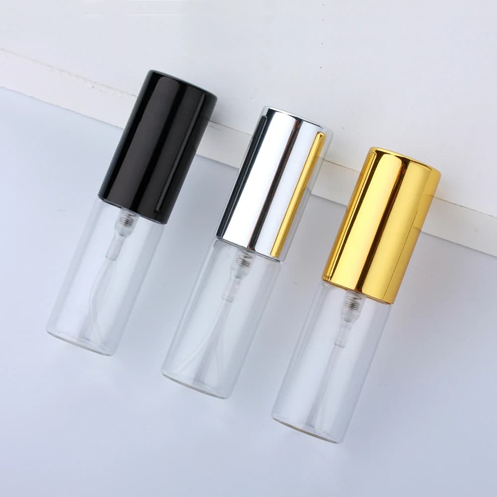 Flcopropriété Pulvérisateur Portable AfricCosmetic, Étui de Voyage, Cadeau, Échdébord, Mini, Maquillage, 5ml, 100Pcs, Lot