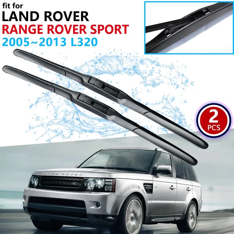 Essuie-glace avant pour Land Rover Range Rover Sport L320 2005 ~ 2013 2006 2007 2008 2009 2010, balai d'essuie-glace de voiture, accessoires de voiture