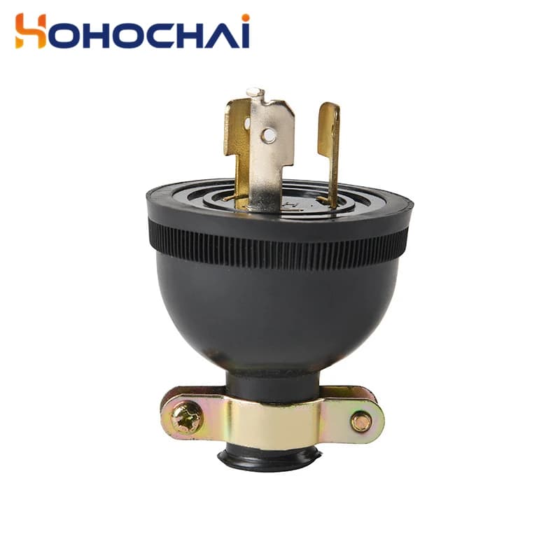 Connecteur de ligne électrique pour générateur d'essence e, 2 pièces, prise de verrouillage américaine à 3 broches, pièces de groupe électrogène