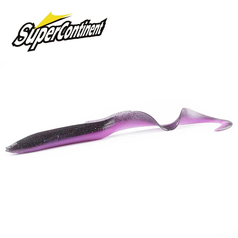 Supercontinent nouvel anguille chaude appât souple 20 cm/15 cm leurre de pêche souple bar de mer appât artificiel alose anguille aiguille matériel de pêche
