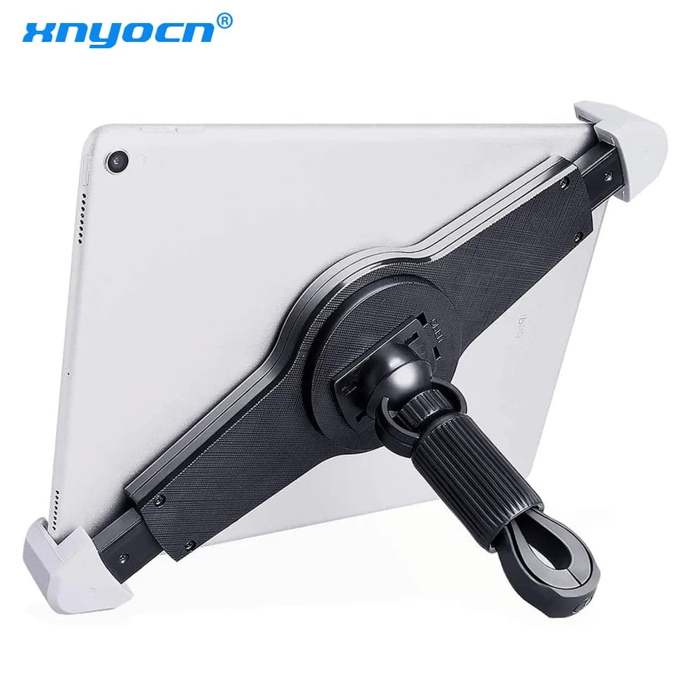 Support de tapis roulant Flexible pour tablette, vélo de Spinning dans la porte avec support de guidon pour iPad 9.5 à 14.5 pouces, support pour tablette PC