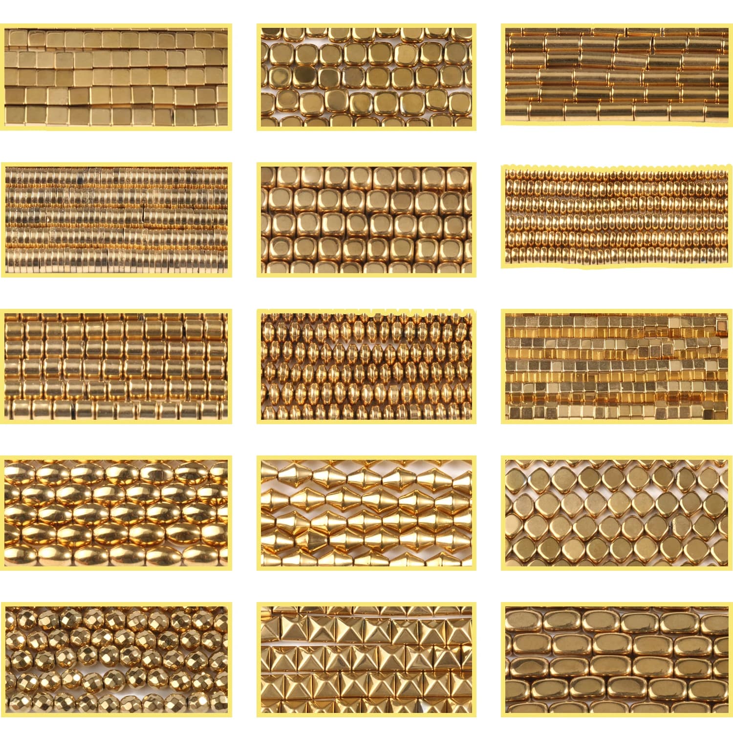 Perles d'hématite naturelle à rétention de couleur, couleur or, rondes et ovales, perles en pierre amples pour la fabrication de bijoux, cadeau, brin de Bracelet à faire soi-même