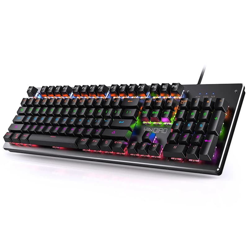 Panneau de clavier mécanique rétro, rond et carré, rétro4.2, clavier filaire, interrupteur noir bleu et marron, clavier de jeu pour PC, ordinateur portable