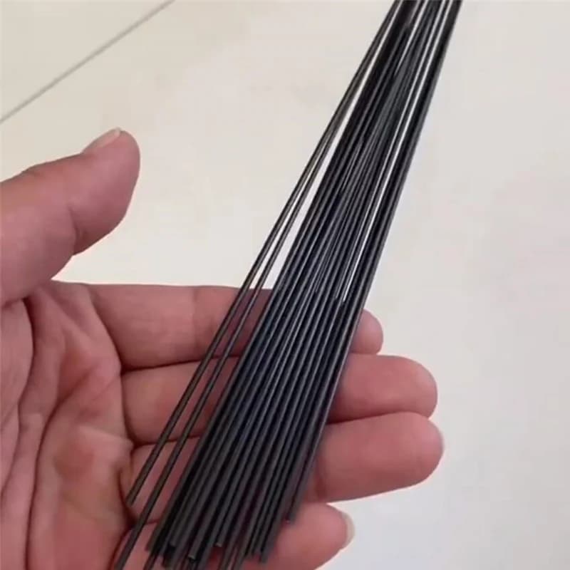 Tiges en fibre de carbone de petite taille pour avion RC, bras de quadrirotor, modèle manuel, 0.5mm, 0.6mm, 0.7mm, 0.8mm, 0.9mm, 1/1mm, 2/1mm, 3/1mm, 5/1mm, 6/1mm, 500mm, 2mm, 10 pièces