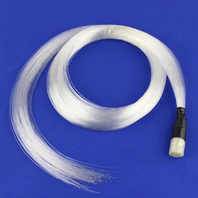 50~150PCS 1.0mm(Dia.) Câble de Fibre Optique PMMA à Éclairage Latéral de 4 Mètres pour Décoration de Plafond Étoilé LED DIY pour Maison, Restaurant, Voiture, Ciel