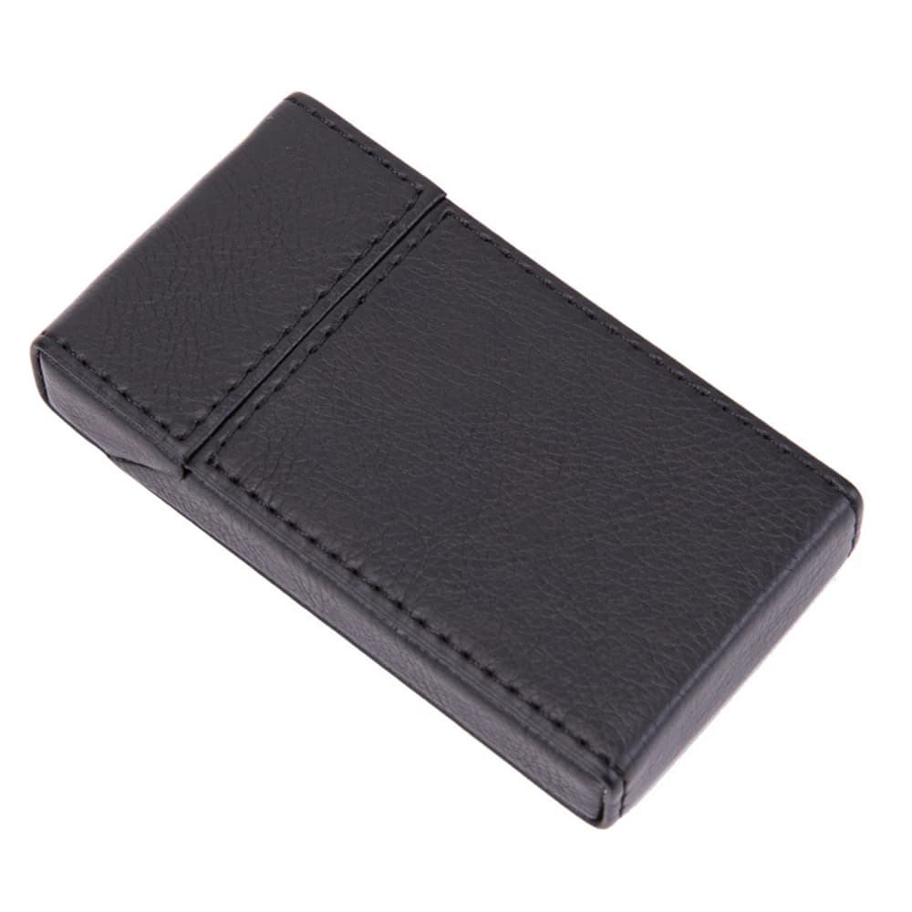 Sac à tabac portable en cuir PU pour homme, étui à rabat magnétique GT, boîte à tabac mince, accessoires pour fumeurs, cadeau, 100mm, paquet de 20