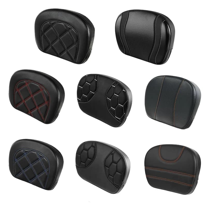Coussin de dossier de passager de moto, Sissy Bar, Harley Road, King Street, Foetal de Electra, Softail