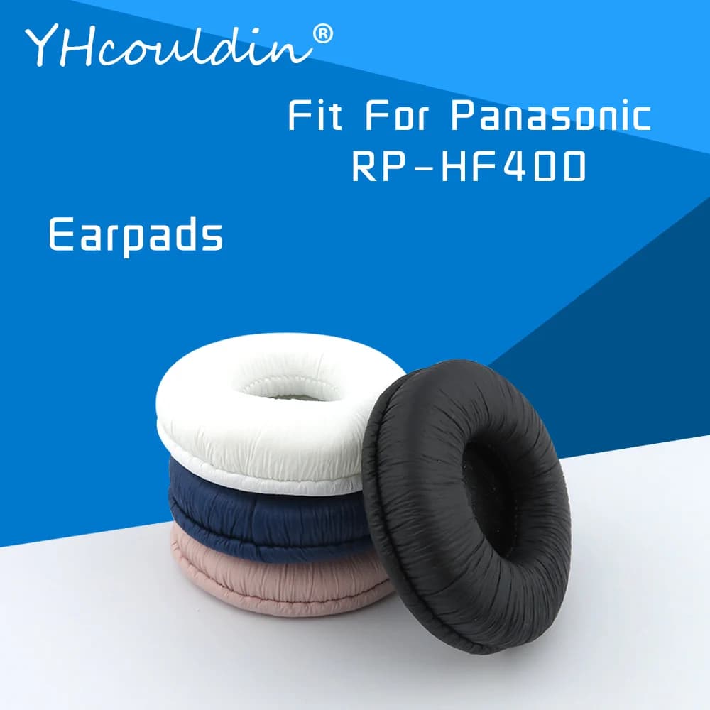 Oreillettes pour Panasonic RP HF400 RP-HF400, accessoires de remplacement, coussinets d'oreille en cuir froissé