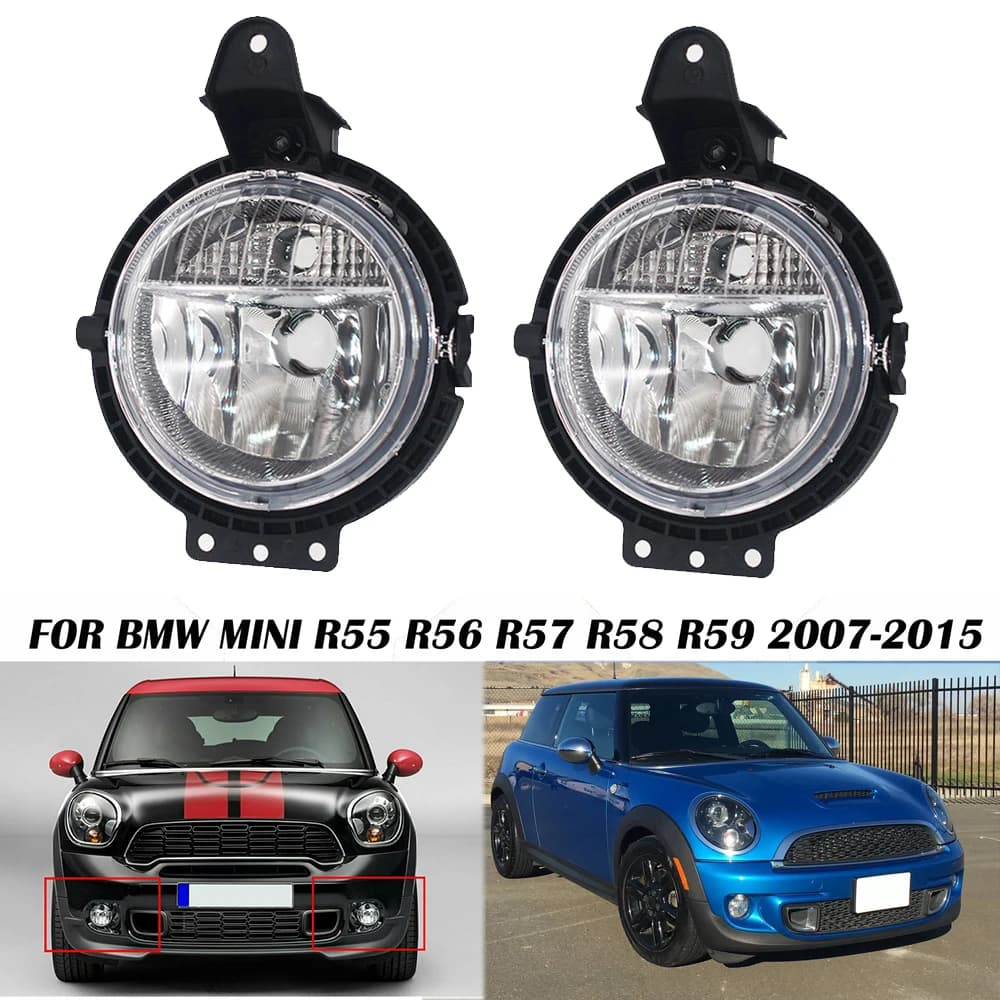 Feu antibrouillard pour pare-chocs de conduite, pour BMW Mini Cooper R55 R56 R57 R58 59 07-2015