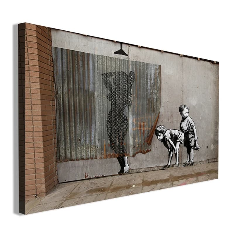 Banksy-Affiches d'art de graffiti nous-mêmes, impression d'image, peinture sur toile, décoration murale d'art, peinture murale moderne, décor de chambre à la maison, sans cadre