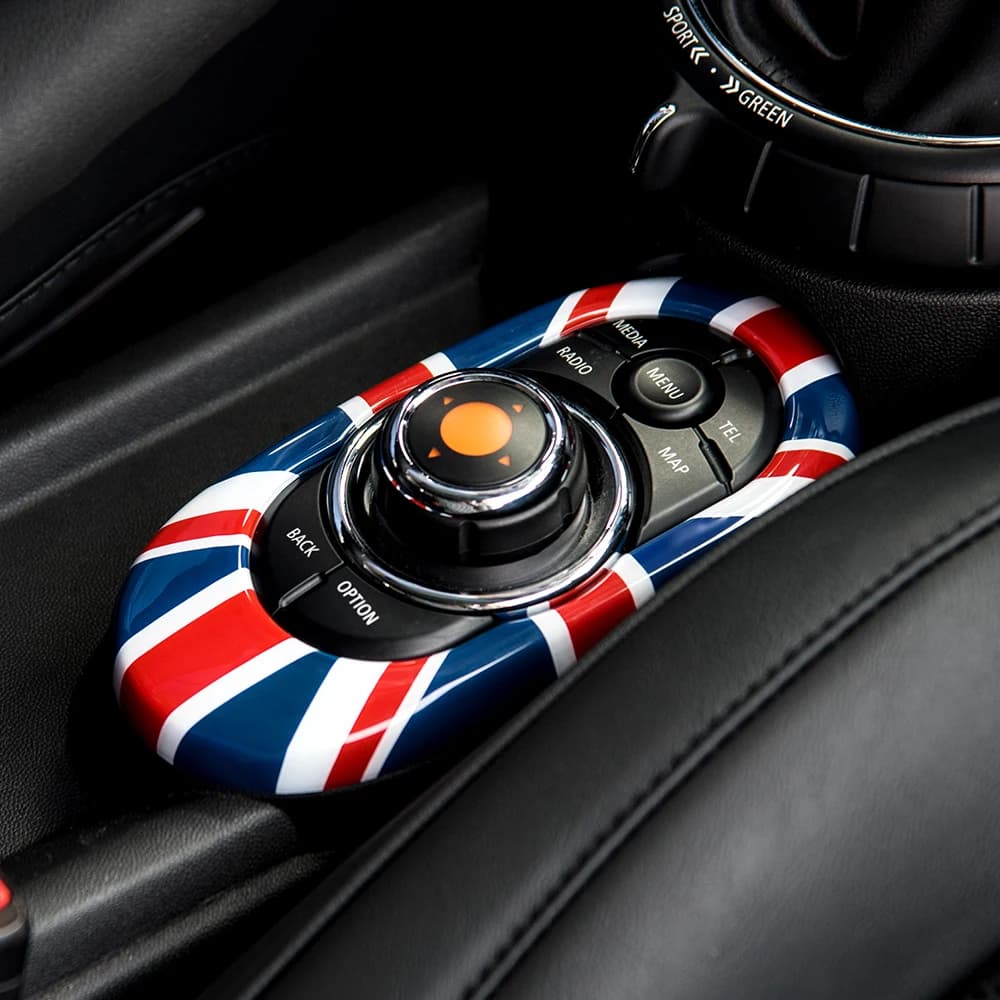 Autocollant de couverture de panneau de vitesse pour boutons de Console centrale de voiture, pour BMW MINI Cooper F55 F56 F57 2024 2023 2022, Modification d'accessoires de voiture