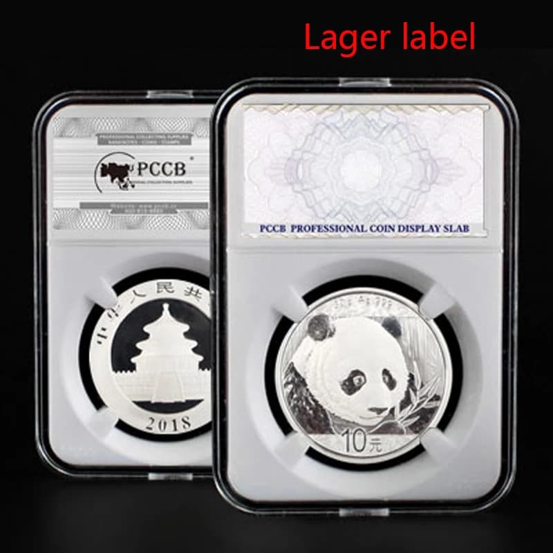 10 pièces, tailles 27 mm à 40 mm, plaques de présentation pour pièces de monnaie avec identification par niveaux, boîte de rangement pour collection, coussinets d'insertion de couleur blanche PCCB