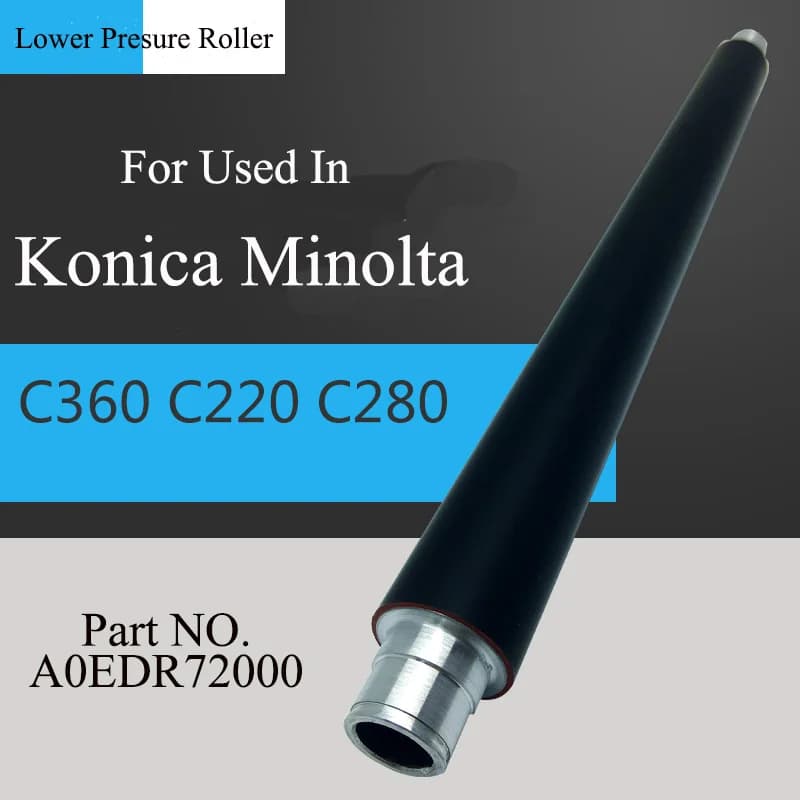 Rouleau de pression inférieur Compatible avec Konica Minolta, pour BH C220 C280 C360 BHC220 BHC280 BHC360, 1 pièce
