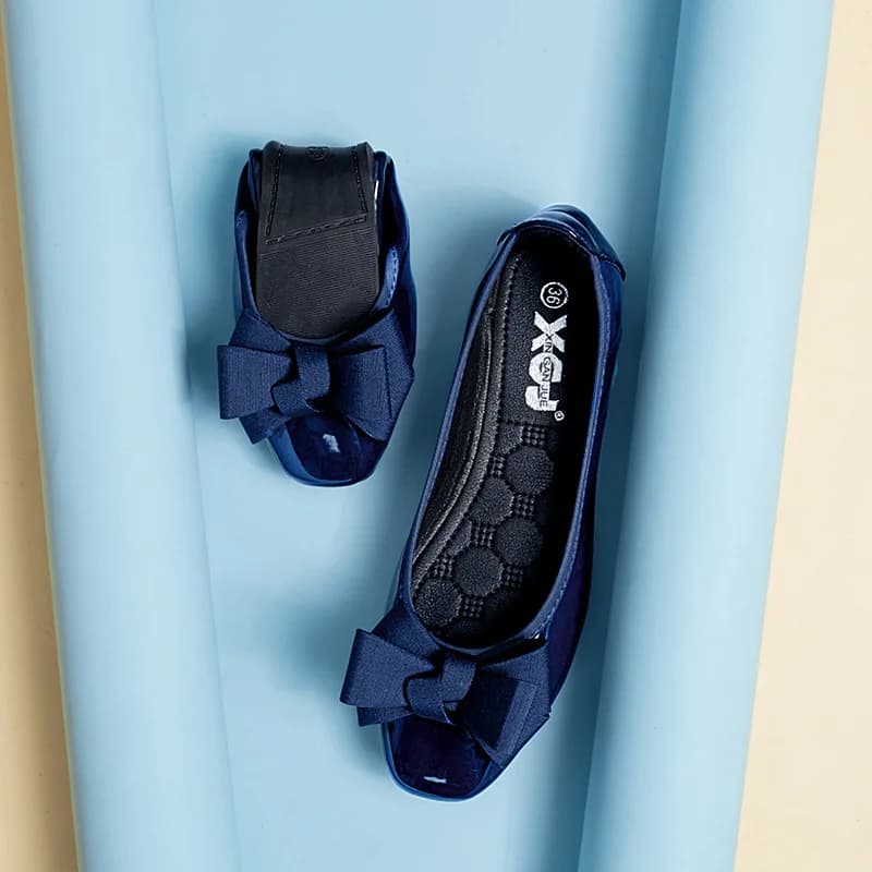Chaussures plates rondes Bowvétérans t Soft Egg Roll pour femmes, chaussures de ballet à bouche peu profonde, mode coréenne, créateur de marque, nouveau, 2021