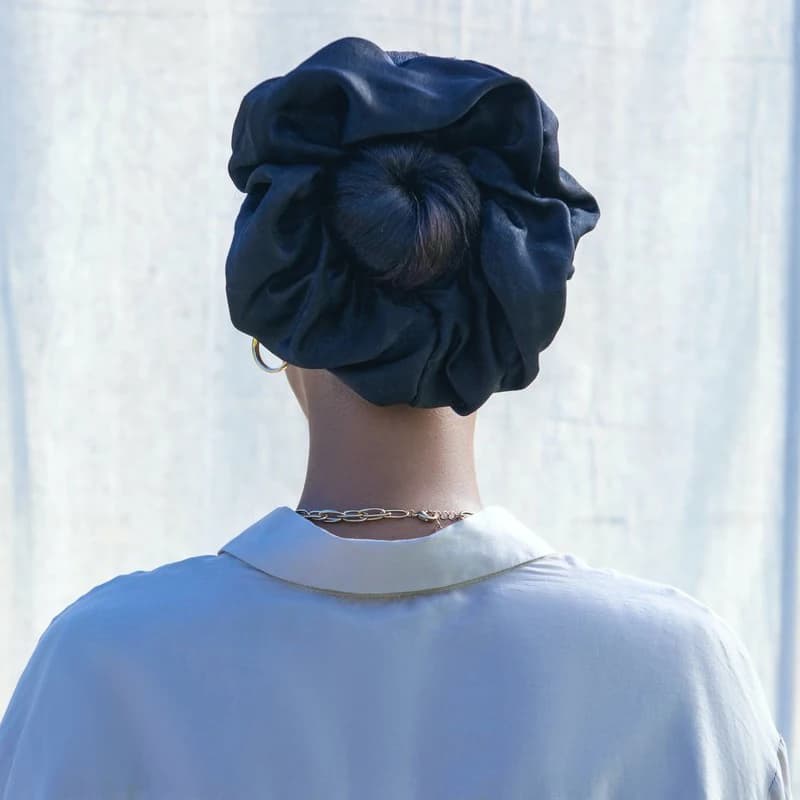 VOLUMIZING-Chouchous en mousseline de soie pour femmes musulmanes, élastiques, accessoires pour cheveux, hijab