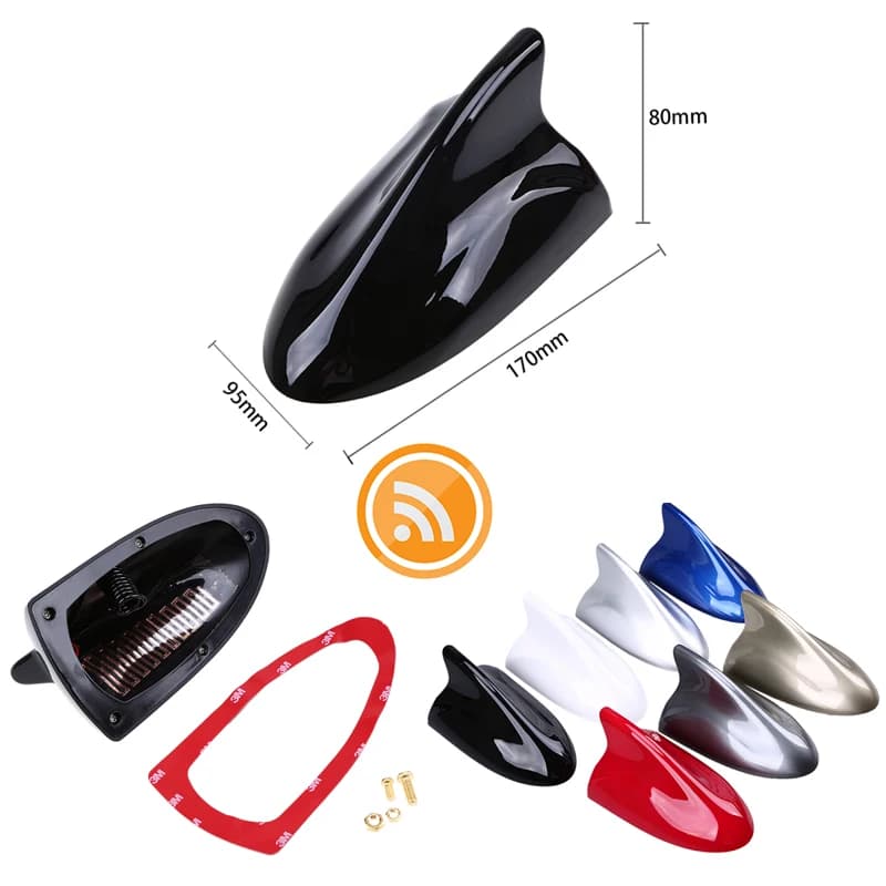 Antenne d'aileron de requin de voiture antenne de Signal FM antenne Radio de toit automatique universelle pour BMW Honda VW Audi Ford Mini Cooper Opel style de voiture