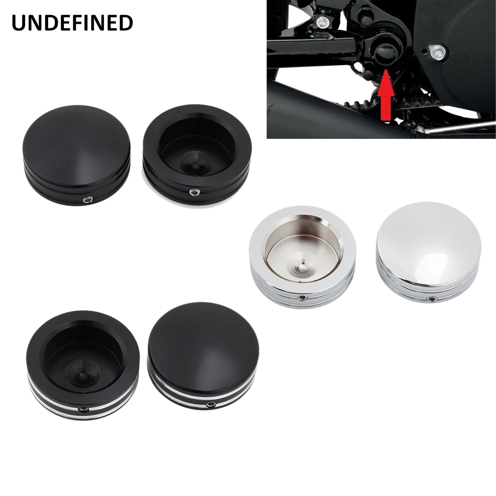 Couvercle de pivot de bras oscillant de moto, couvercles d'appellation, kit de capuchon pour Harley Sportster Iron 883, XL1200, 72, 48, Priority Inversance-Two, Forty Playback, 2004-2013