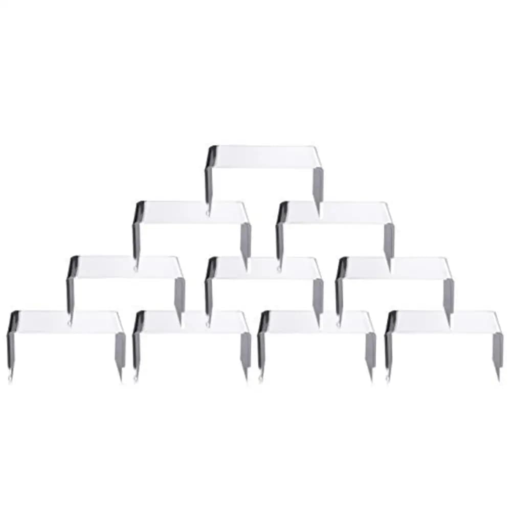 Présentoir à bijoux en acrylique transparent, stockage de beurre, étagère pour FigAuckland, T1 PRMarketing, 10 pièces