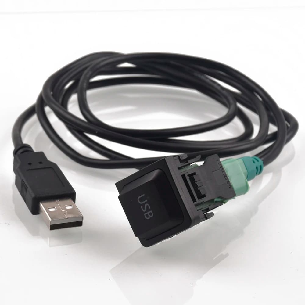 Adaptateur audio USB pour voiture, commutateur de câble pour VW Golf MK5 MK6 VI 5 6 Jetta CC Tiguan Passat gods