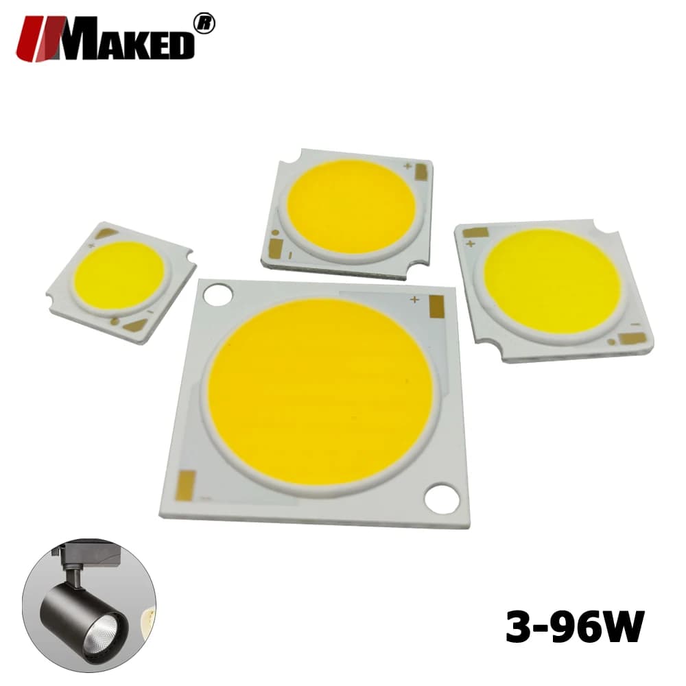 Source de perles lumineuses à puce Bridgelux, LED COB, 18x35Mil, 3, 5, 7, 12, 15, 20, 30, 36, 50W, CRI92, 36V, 130 strada, W, 3000-4000-5000-6000K, 1313, 1919, 2828