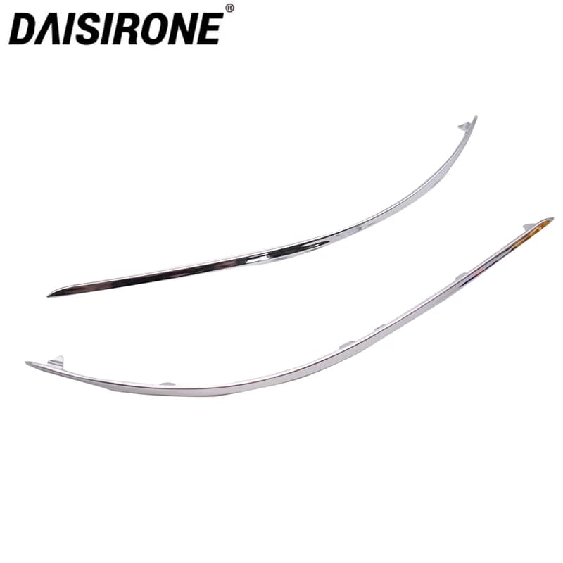 Moulure de garniture chromée pour pare-chocs avant, LH RH 2048850821, 2048850721, Mercedes-Benz W204, C300, C350, 2008, 2009, 2010, 2011, 1PC