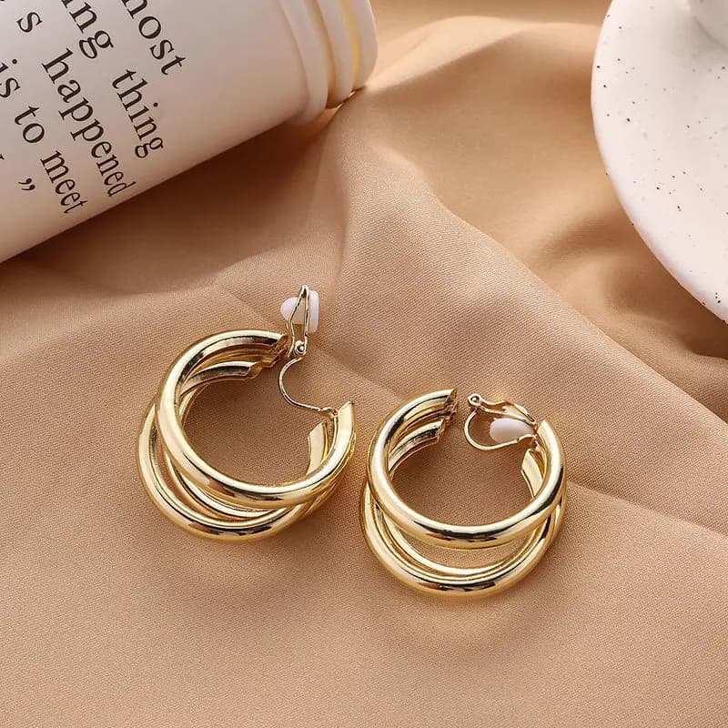 Offre spéciale déclaration Vintage Clip sur boucles d'oreilles sans Piercing pour les femmes mode boucles d'oreilles cadeau de fête Bijoux Bijoux