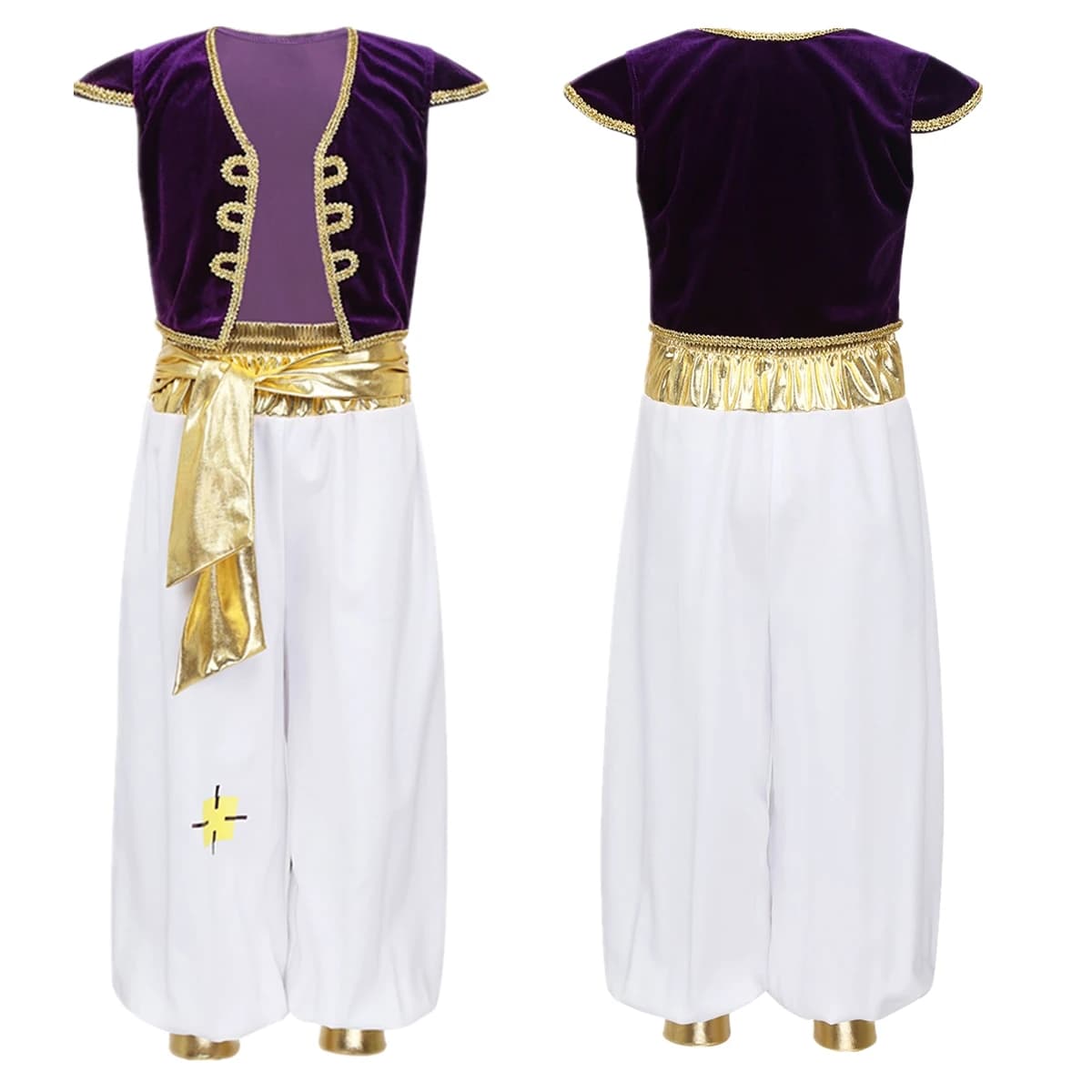 Costume de prince arabe pour garçons, gilet et pantalon, déguisement de personnage de jeu, elfe, pour Halloween, fête, carnaval
