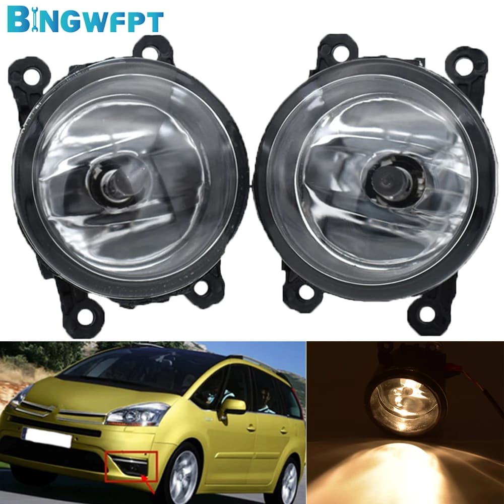 2 pièces pour citroën C4 Picasso-C4 Grand Picasso 2006-2017 ensemble de phares antibrouillard feux de jour antibrouillard H11 12V phares
