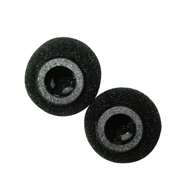 Canfon 2 pièces housses de pare-brise en mousse pour micro Lavalier avec support en plastique ABS Compatible pour SONY UWP V1/D11D/21 ECM-V1BMP Lav-Mic