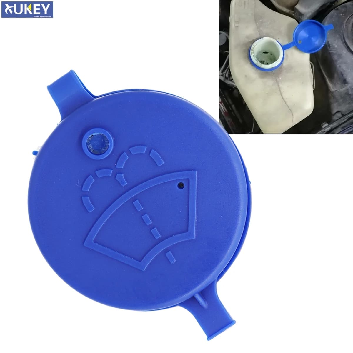 Bouchon de bouteille de lave-glace en plastique, lave-glace de voiture, réservoir de fluide, pour C2 Xsara Picasso Peugeot 307 206 408 1 pièce