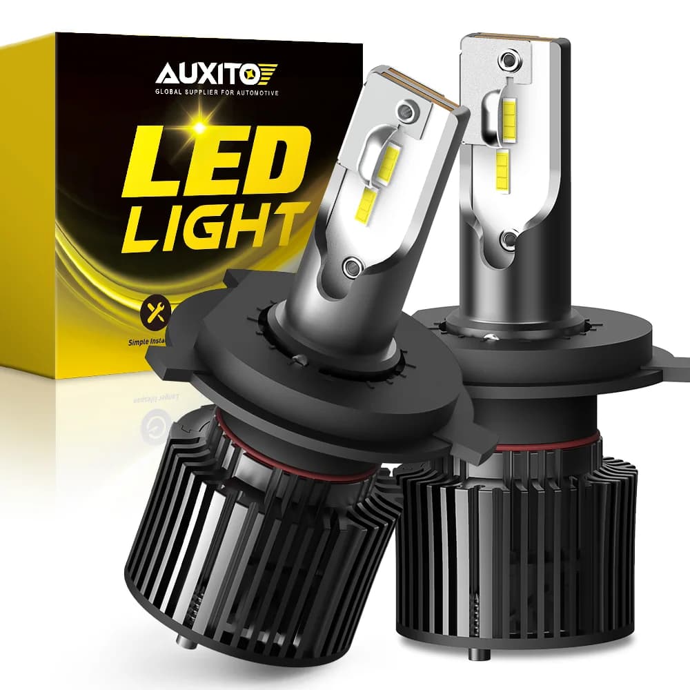 Ampoule LED AUXITO 16000LM 50W H1 H4, 2 pièces, phare de voiture Turbo LED H7 H11 H8 HB4 HB3 9005, pour Mercedes VW BMW Audi Toyota