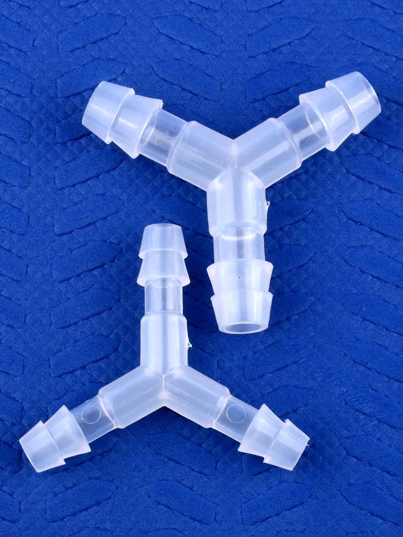 5 à 200 pièces, plastique de qualité alimentaire, 4 à 16 mm, ∠120 ° Connecteur en T de type Y pour pompe à air d'aquarium, déviateur de liquide/gaz, joint de tuyau de pagode à eau