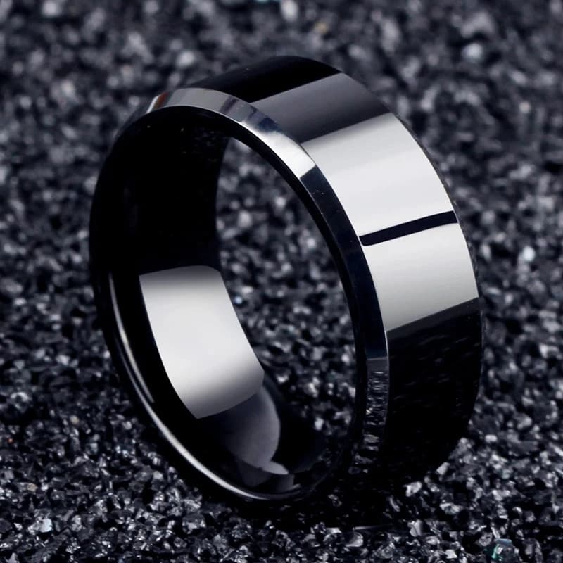 Bijoux à breloques élégants, bagues en acier inoxydable pour femmes et hommes, cadeau d'anniversaire de fête