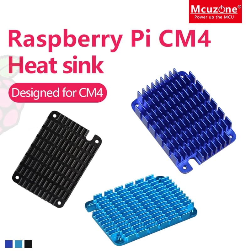 Raspberry Pi Compute Tech 4-Dissipateur de chaleur, refroidisseur CM4, ventilateur Wi-Fi 40x55mm, également applicable au CM5