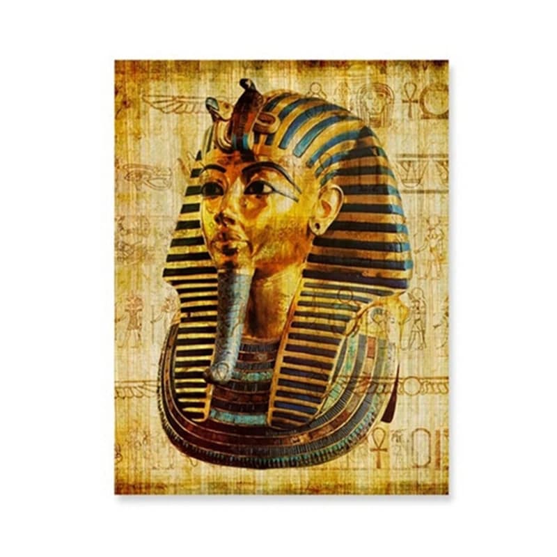 Affiche murale en toile d'egypte, papier parchemin, Style vieux, imprimés, image rétro égyptienne, décor mural, roi Tut Queen