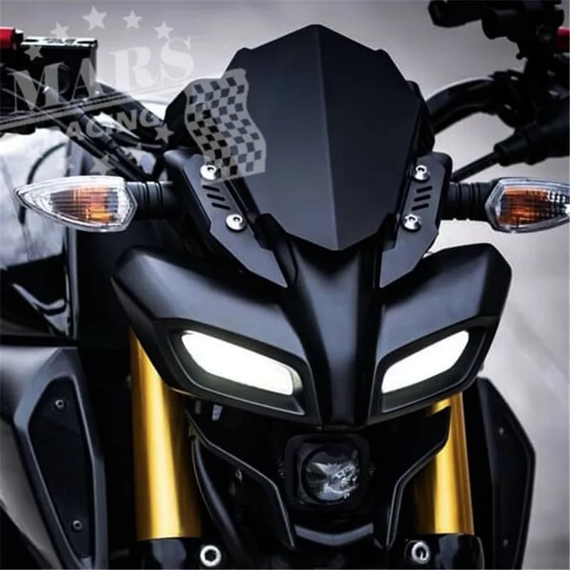 Convient pour YAMAHA MT125 MT-125 mt125 2020 2021 Moto Pare-Brise Pare-Brise En Aluminium Kit Déflecteur