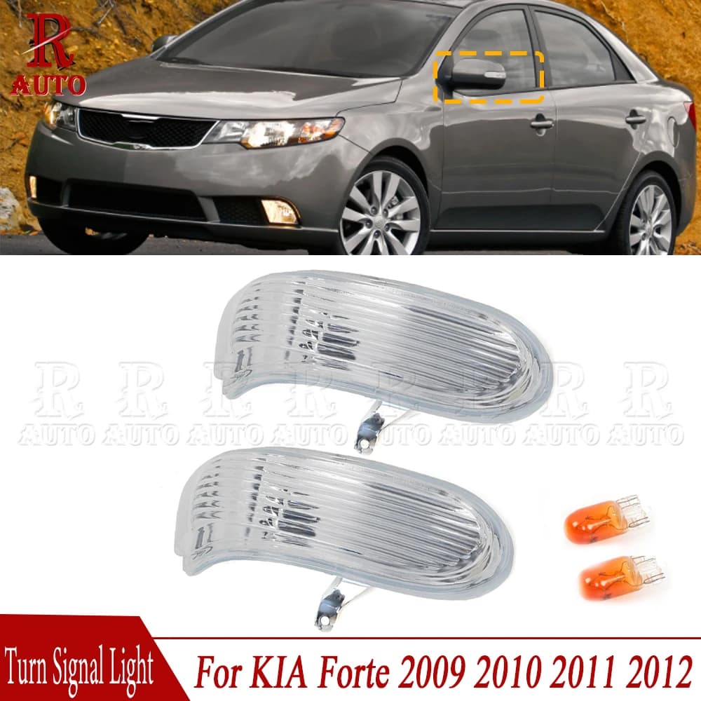 R-AUTO voiture rétroviseur indicateur clignotant répéteur clignotant lampe style de voiture pour KIA Forte 2009 2010 2011 2012