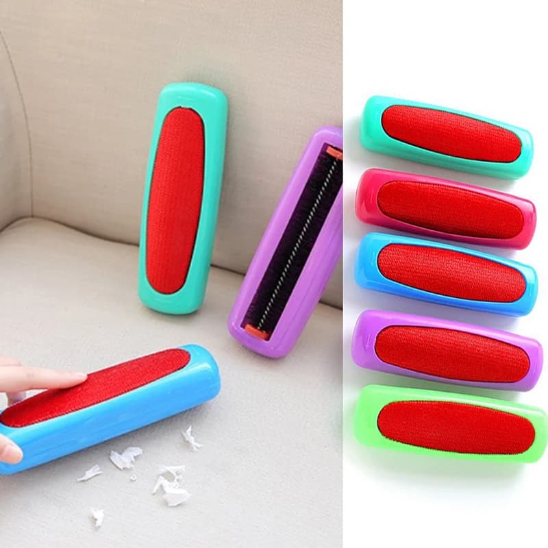 Brosse à poussière en plastique pour tapis, balayeuse de miettes de table, nettoyeur de peluches pour poils d'animaux, rouleau à peluches collant PINCEF, brosses pour vêtements et livres
