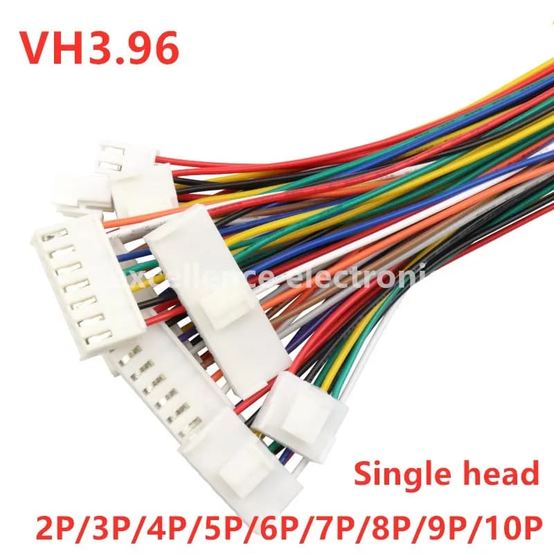 5 pièces JST VH3.96 VH 3.96mm boîtier femelle connecteur câble 2 3 4 5 6 7 8 9 10Pin 22AWG fil 20cm de longueur