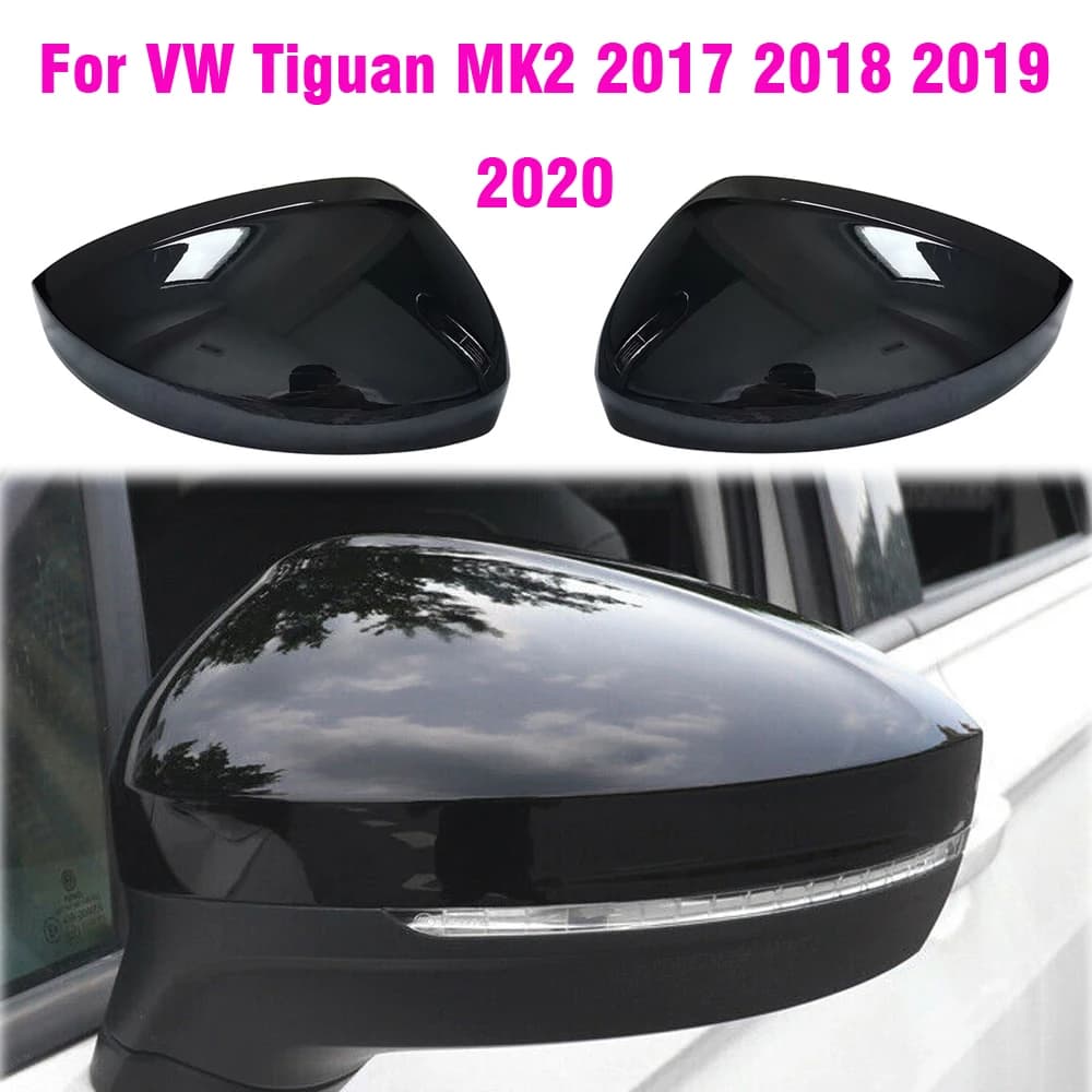 Couvercle de capuchons de rétroviseur latéral, pour VW Tiguan Allspace L MK2 2017 2018 2019 2020, remplacement chromé mat