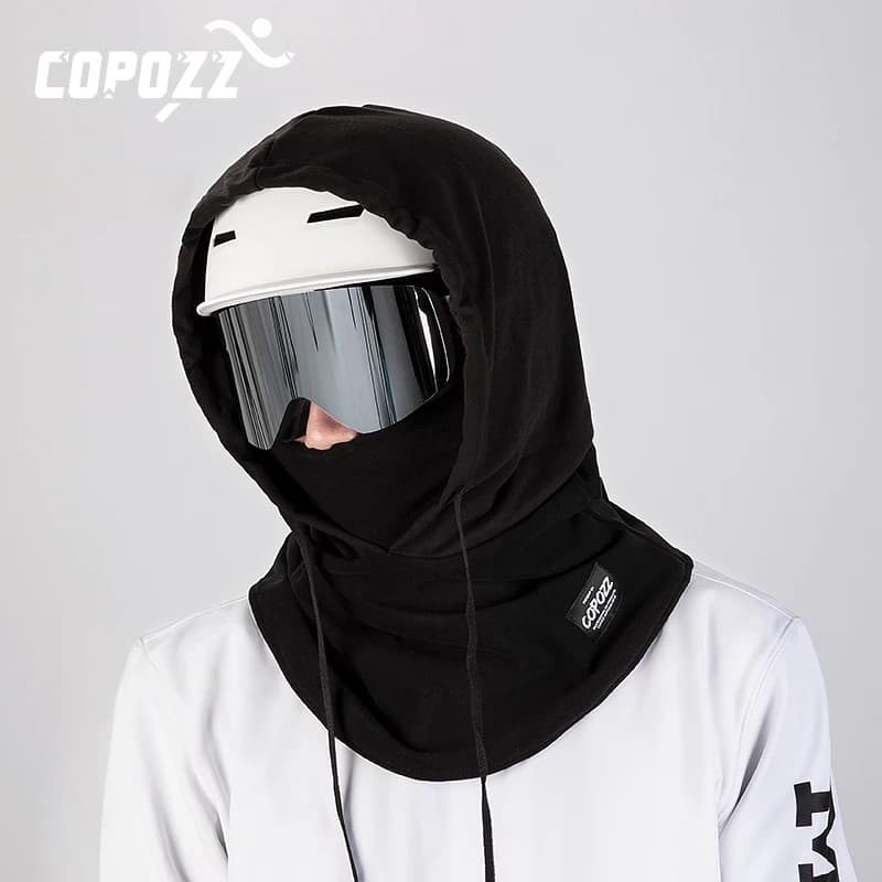 COPOZZ – masque de Ski thermique en polaire, couvre-tête intégral, écharpe à capuche, sport de plein air, cyclisme, cagoule, hiver