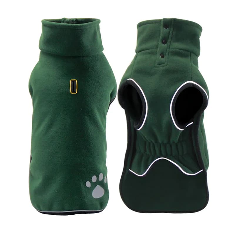 Veste polaire pour chien, vêtements chauds de printemps pour petits, moyens et grands chiens, manteau réfléchissant coupe-vent pour l'extérieur, ventre élastique, Corgi