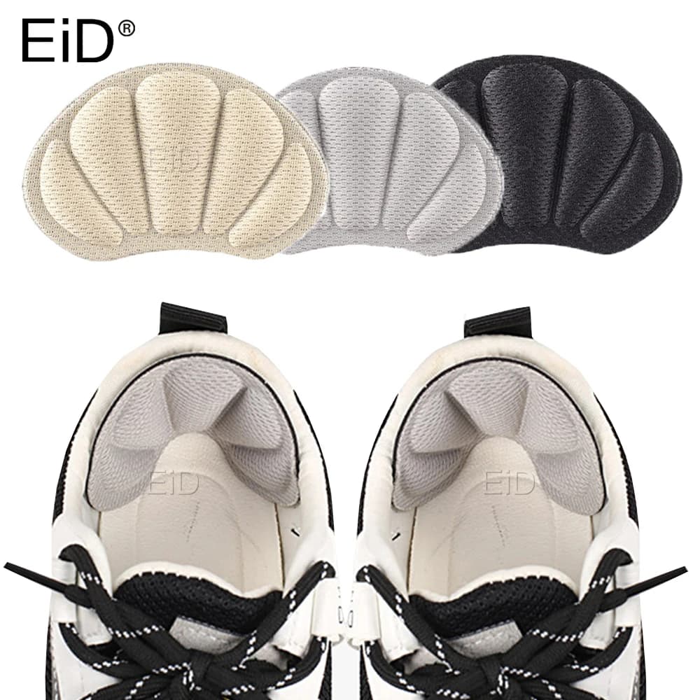 Autocollants pour chaussures, 2 pièces, pour hommes et femmes, baskets épaisses, Protection Anti-chute du talon, semelles intérieures, rembourrage réduit