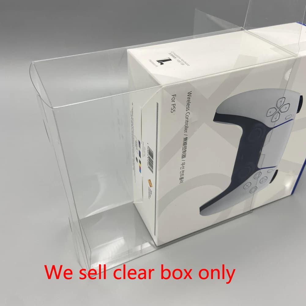 Boîte d'affichage transparente en PET pour boîte de collecte de stockage de contrôleur de jeu PS5 DualSense
