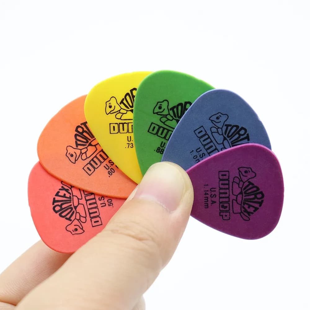 Dunlop – plectres de guitare électrique, 10 pièces, pièces, accessoires, 6 types d'épaisseur
