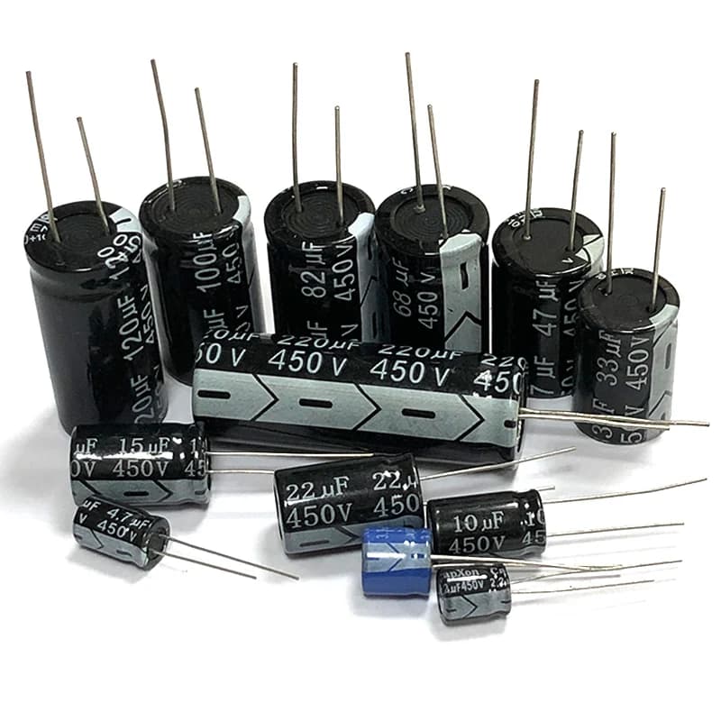 450V 2.2uf 3.3uf 4.7uf 6.8uf 10uf 15uf 22uf 33uf 47uf 68uf 82uf 100uf 220uf Condensateur électrolytique en aluminium 100v 200v 250v 400v