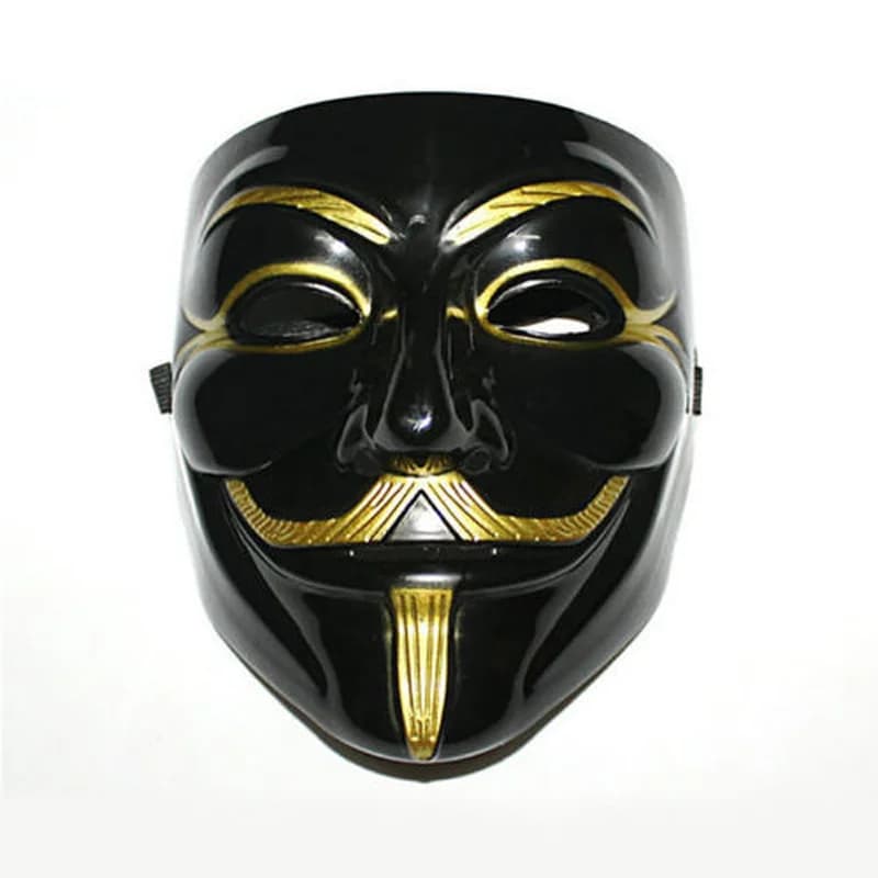 Fawkes – masque de déguisement d'halloween pour enfants et adultes, thème de Film, Film Cosplay V pour Vendetta, cadeau de fête de noël